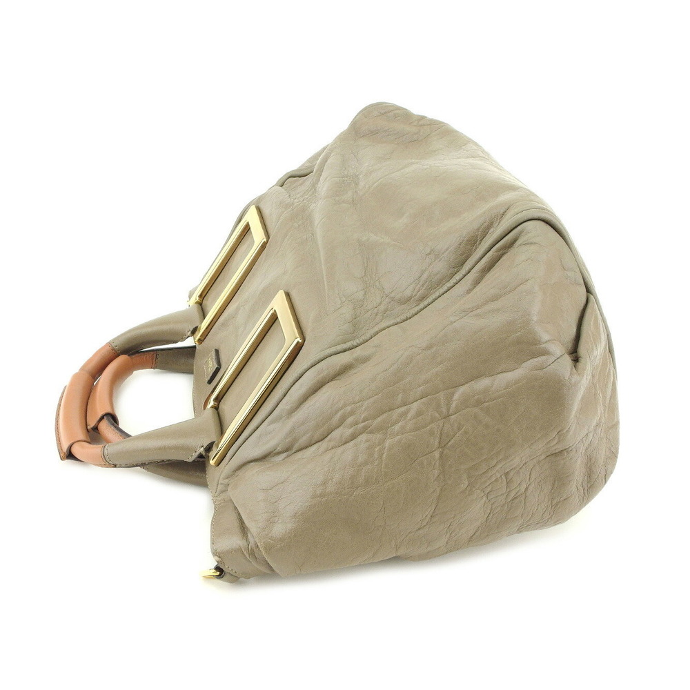 Chloe Ethel Leather Handbag Beige - Picture 5 of 6